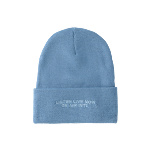 ON AIR OVAL LOGO PLAIN KNIT HAT｜SKY BLUE
