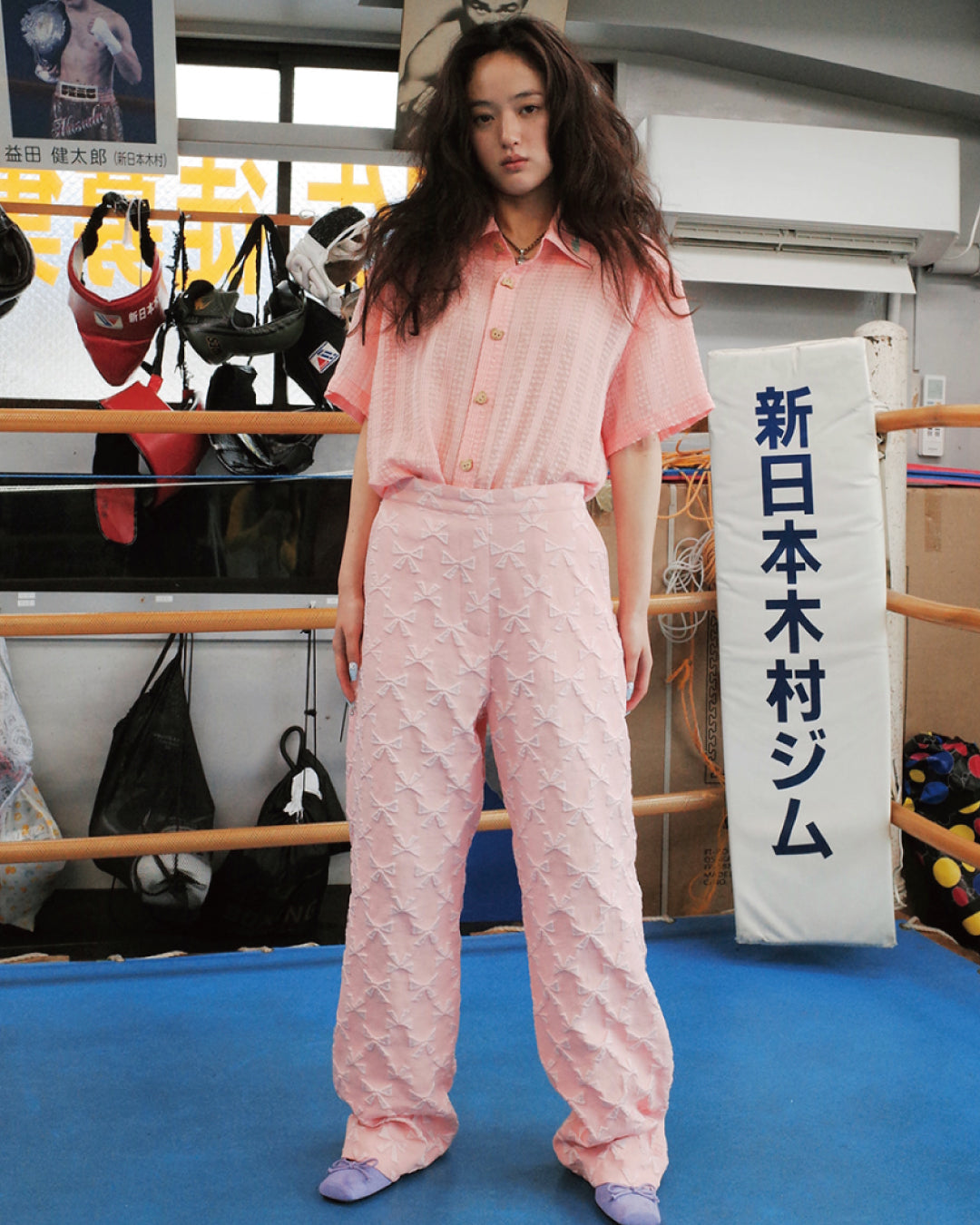 RIBBON PANTS｜PINK