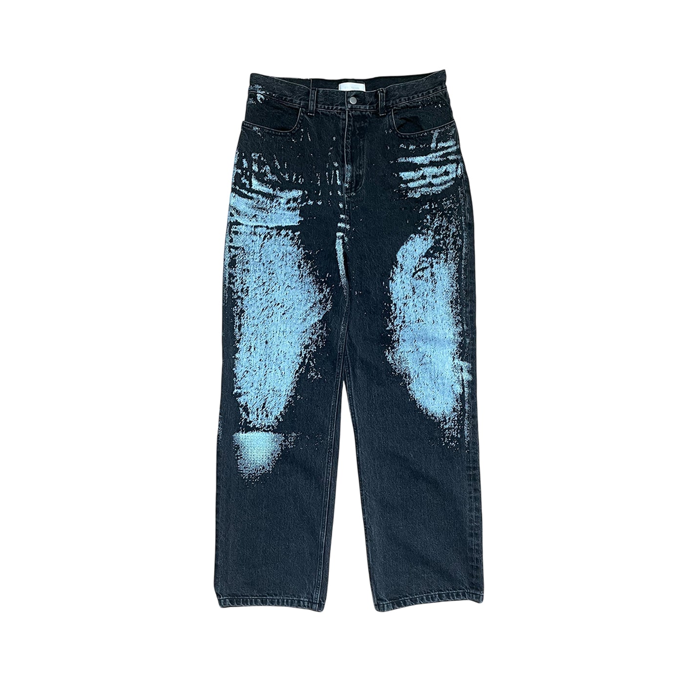 PRINTED WHISKER DENIM｜BLACK