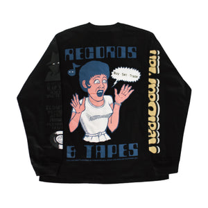 RECORDS AND TAPES LS TEE｜BLACK