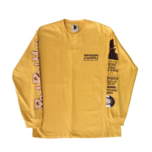 RECORDS AND TAPES LS TEE｜MUSTARD