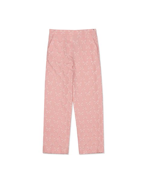 パンツ [MOMENTEL] ribbon pants RIBBON PANTS｜PINK – NOU-KON