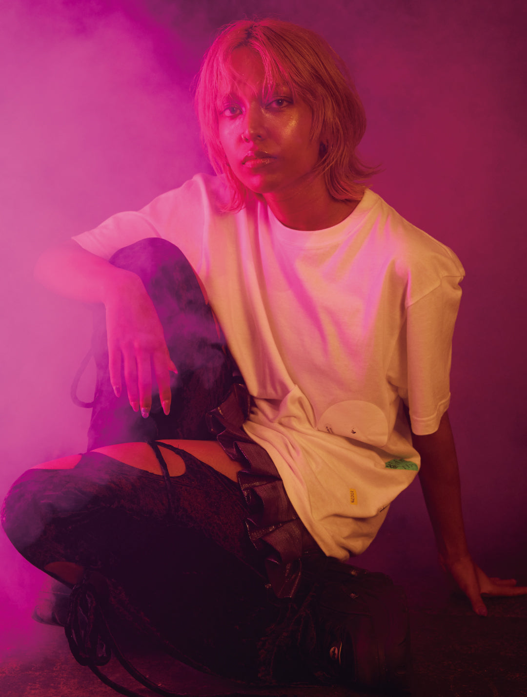 TRIPED DO... VER313 TEE｜WHITE