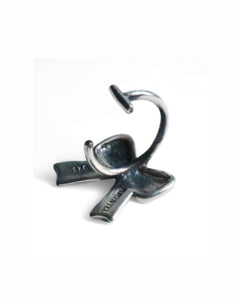 CUBIC RIBBON LIP AND EAR CUFF