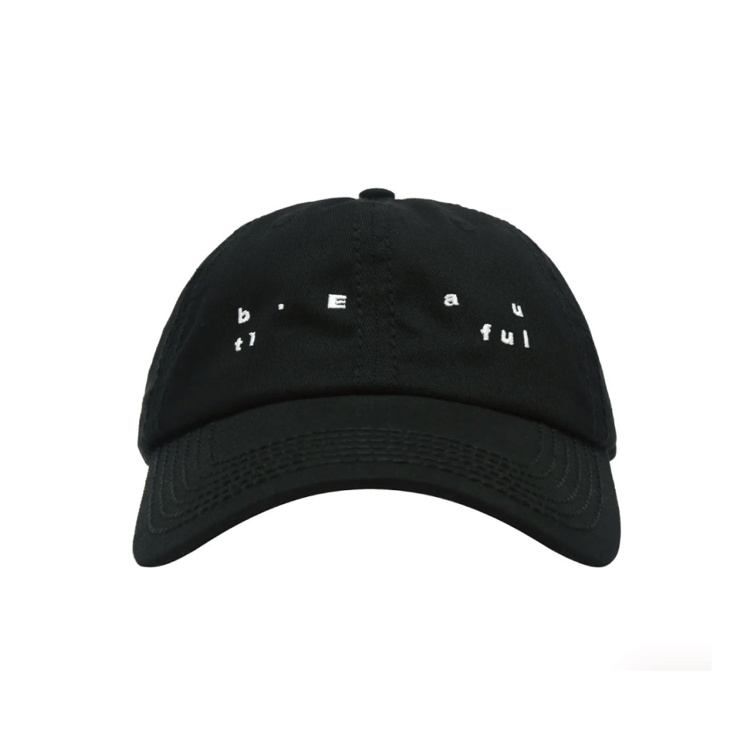 Spirit 6 Panel Hat｜Black/White