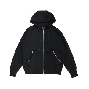 ZIP UP HOODIE XIN｜BLACK