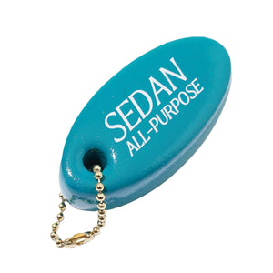 OVAL LOGO KEY FLOAT｜TEAL