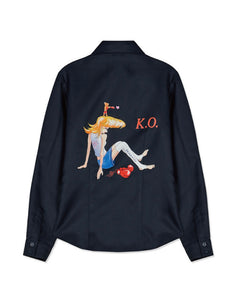 BOXING K.O NAVY SHIRT｜NAVY