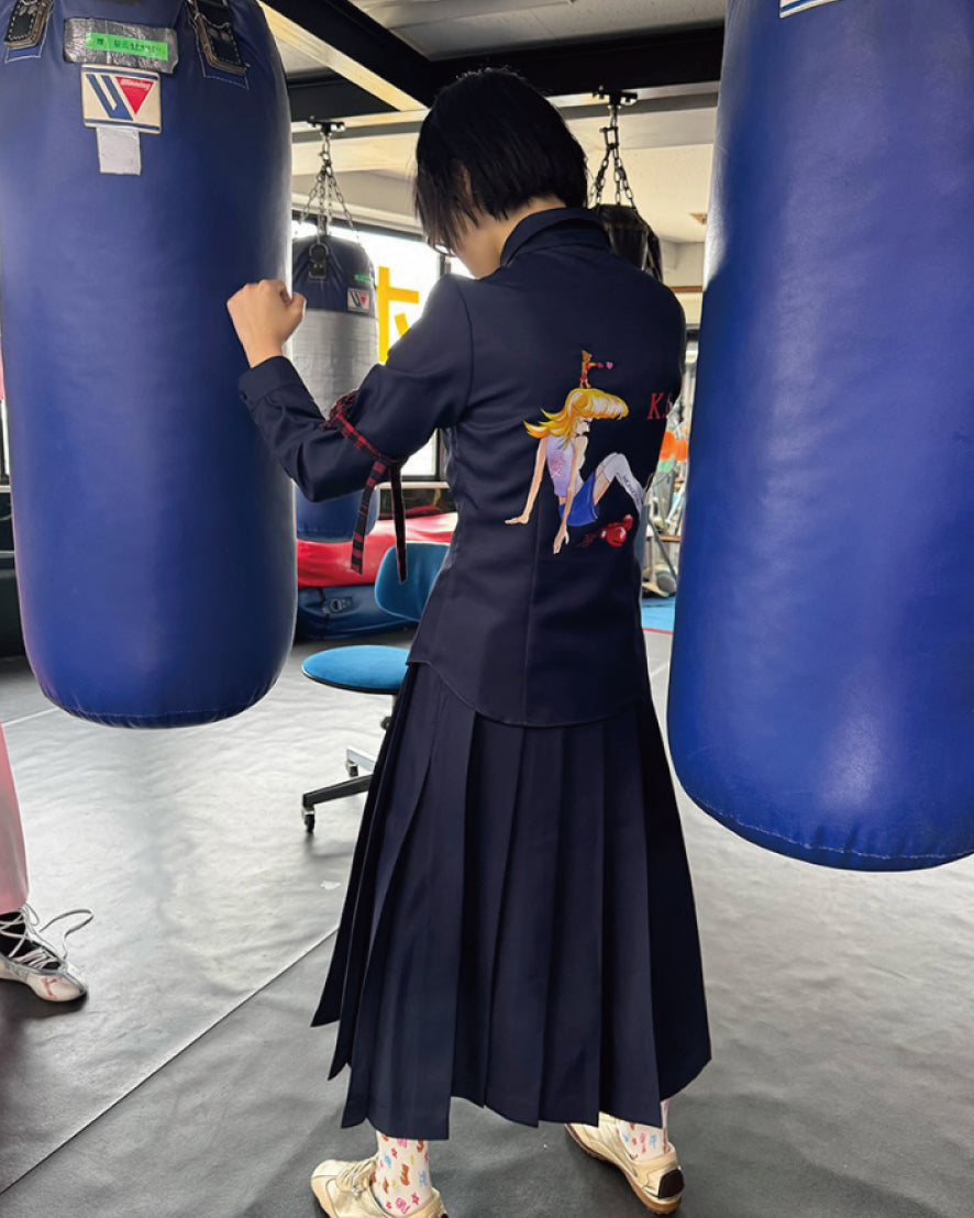 BOXING K.O NAVY SHIRT｜NAVY