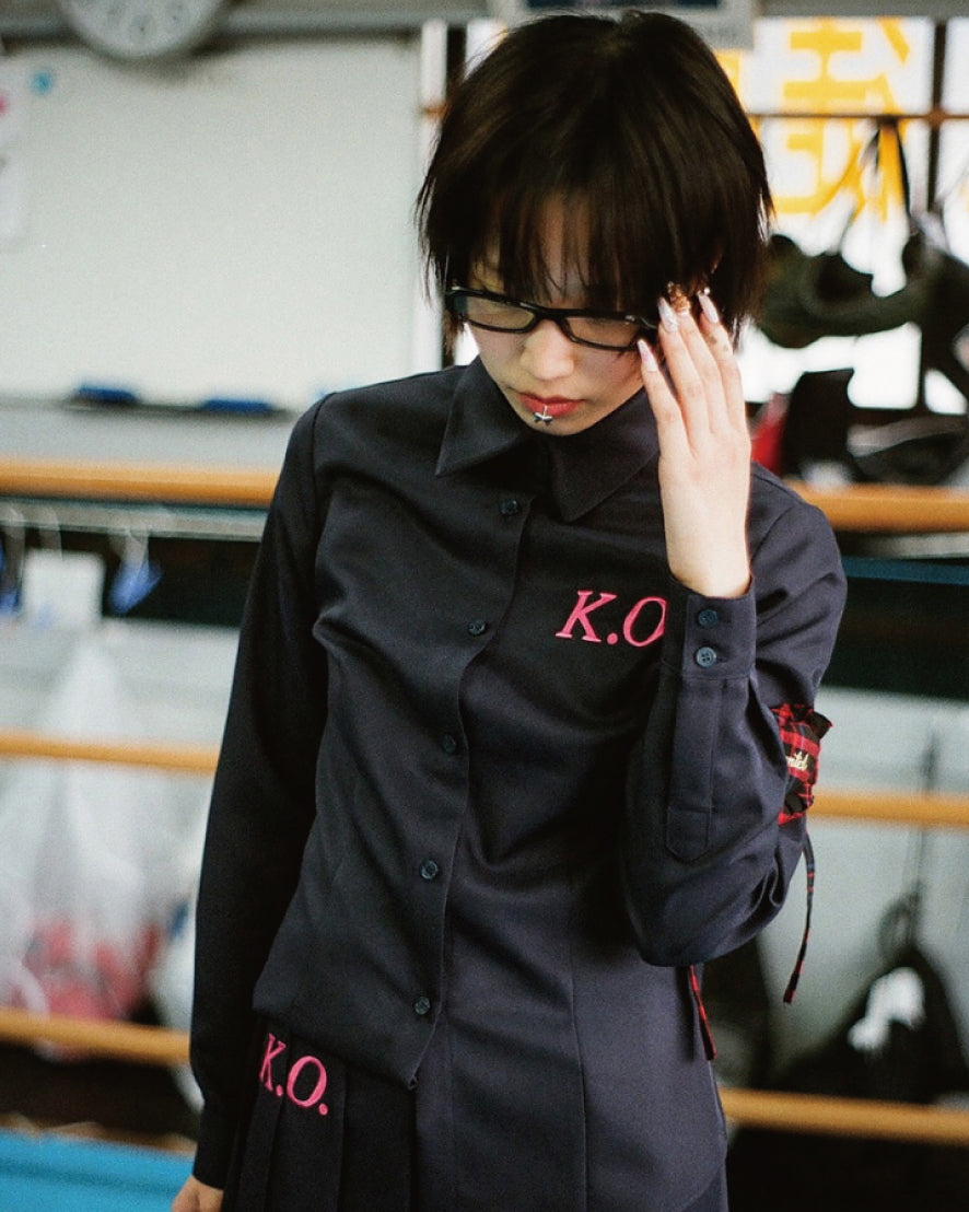 BOXING K.O NAVY SHIRT｜NAVY
