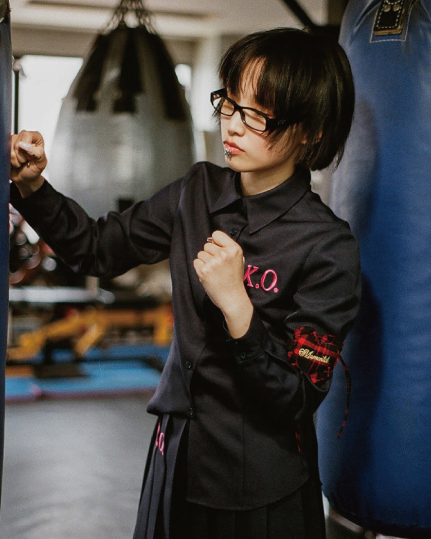 BOXING K.O NAVY SHIRT｜NAVY