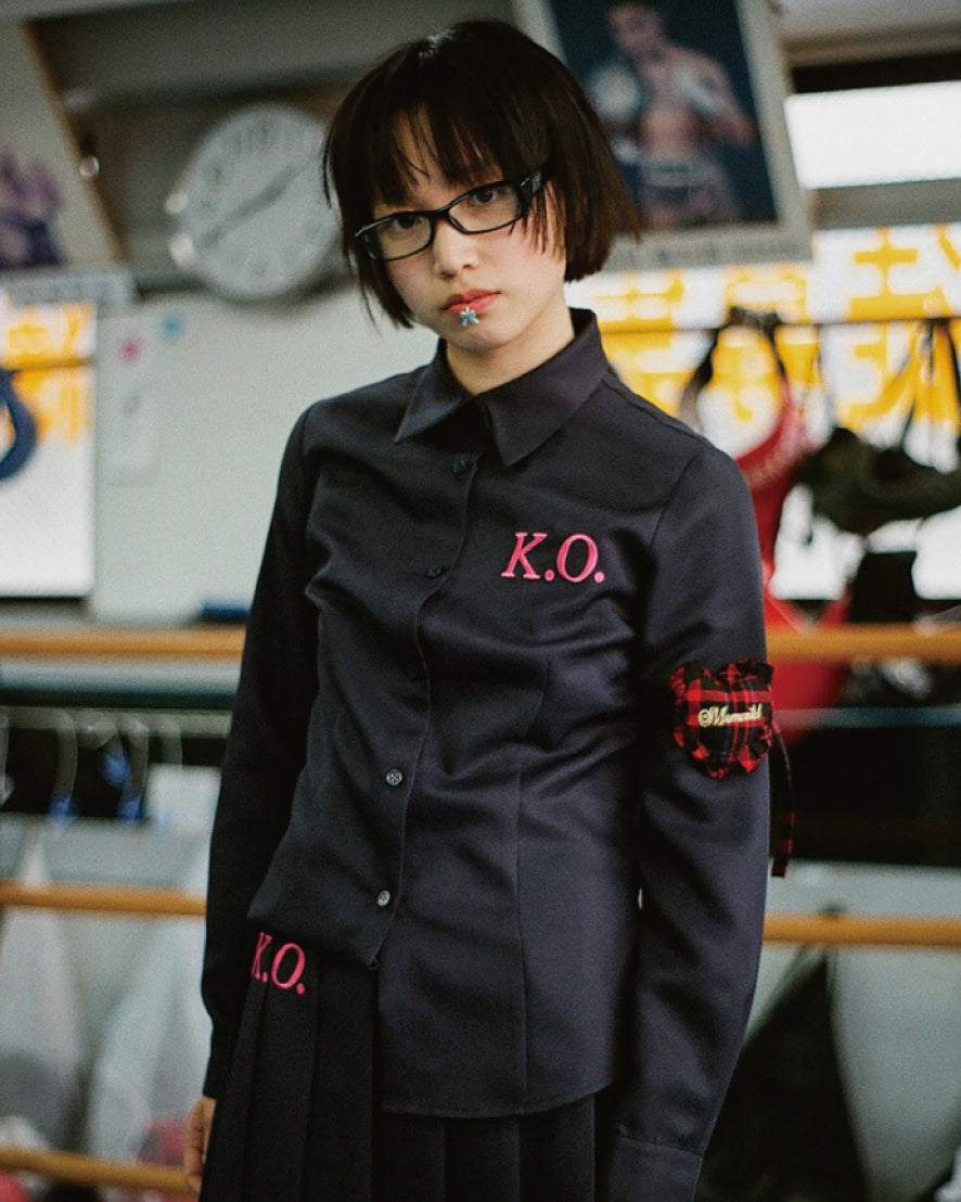 BOXING K.O NAVY SHIRT｜NAVY