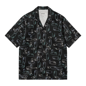 S/S SUMOR SHIRT｜OUTLINE PRINT BLACK