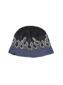 HAND KNIT FLAME BUCKET｜BLACK FLAME