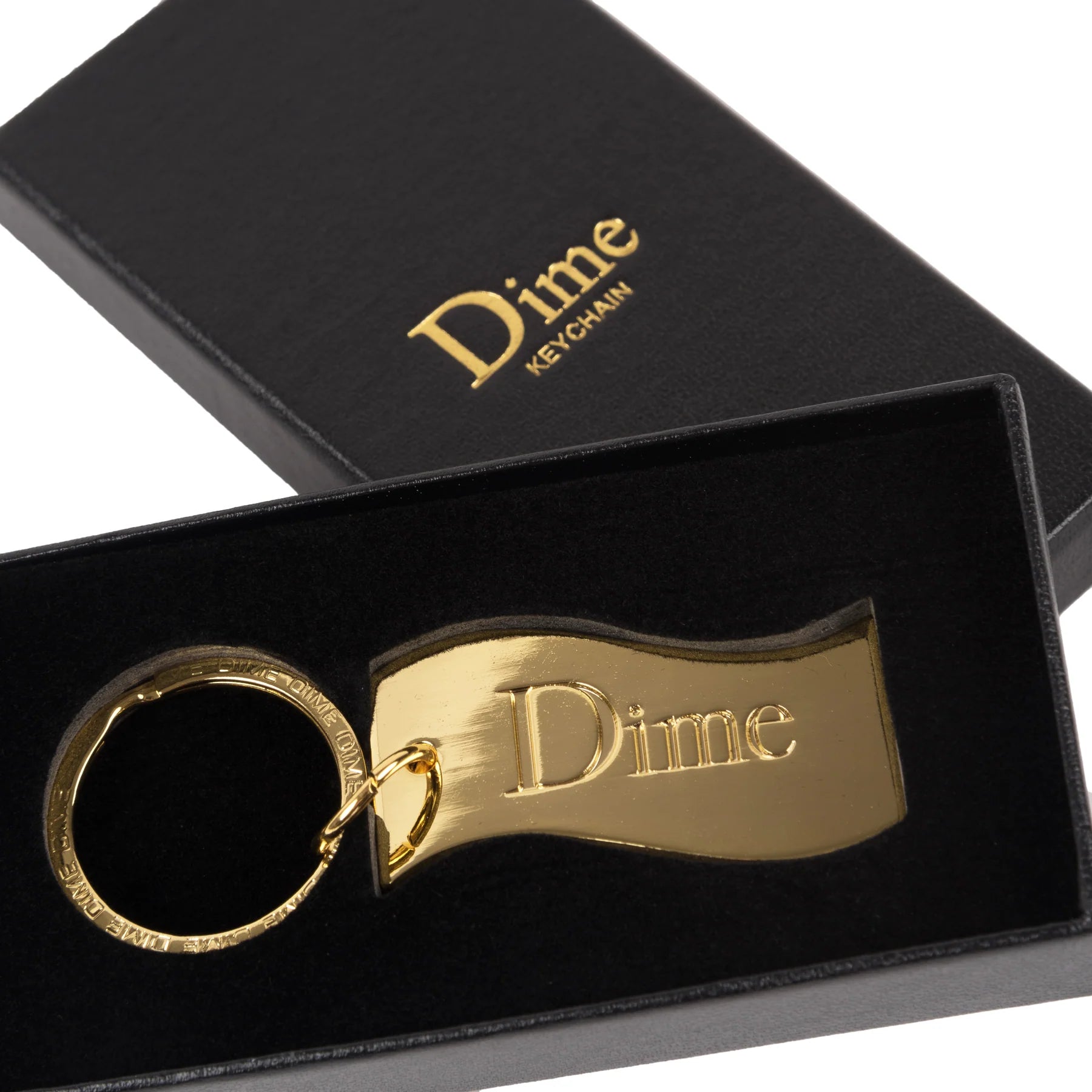 DIME CLASSIC FLAG KEYCHAIN｜GOLD