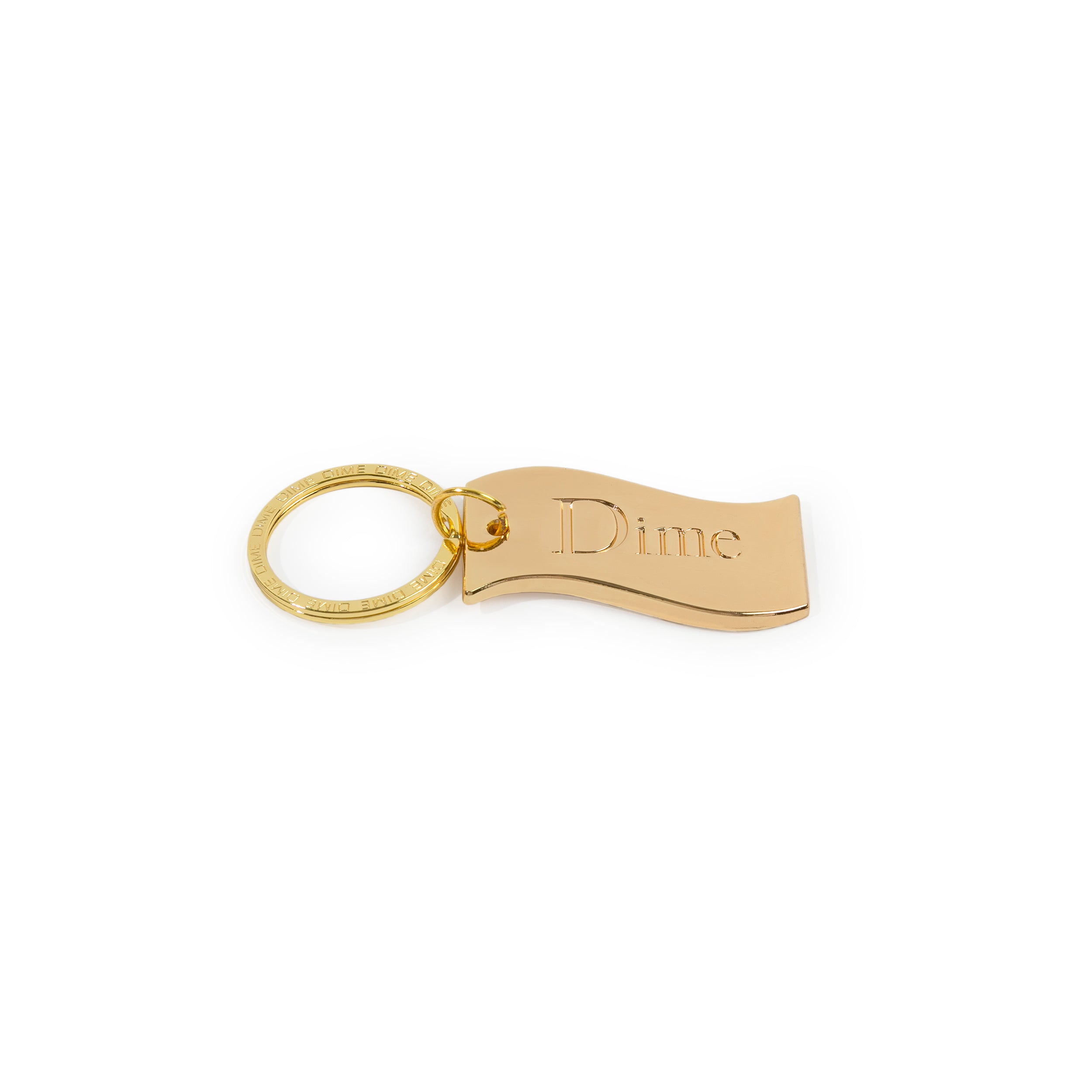 DIME CLASSIC FLAG KEYCHAIN｜GOLD
