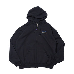 OG LOGO FULL ZIP HOODIE｜BLACK