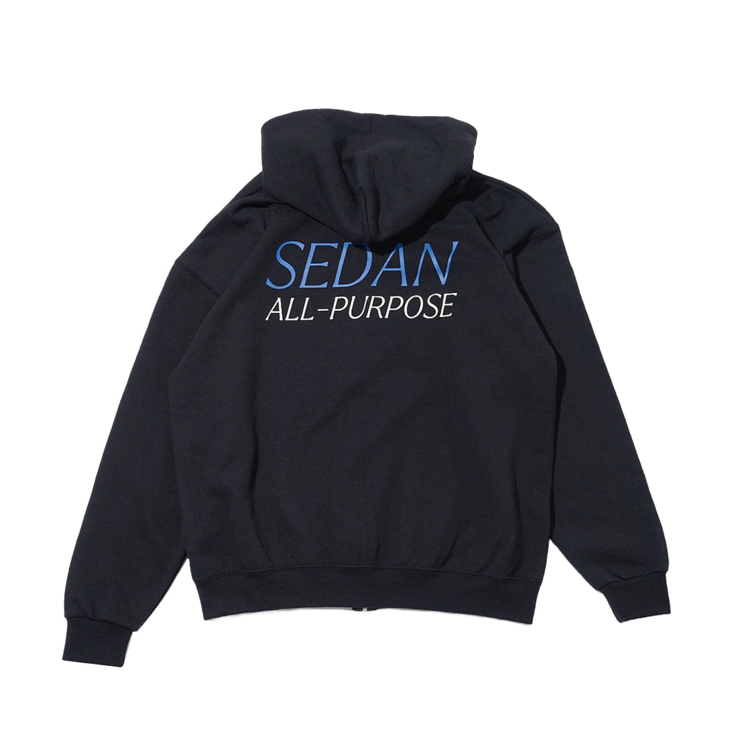 OG LOGO FULL ZIP HOODIE｜BLACK