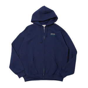 OG LOGO FULL ZIP HOODIE｜NAVY
