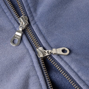 CROPPED ZIP HOODIE｜LAVENDER WASHED