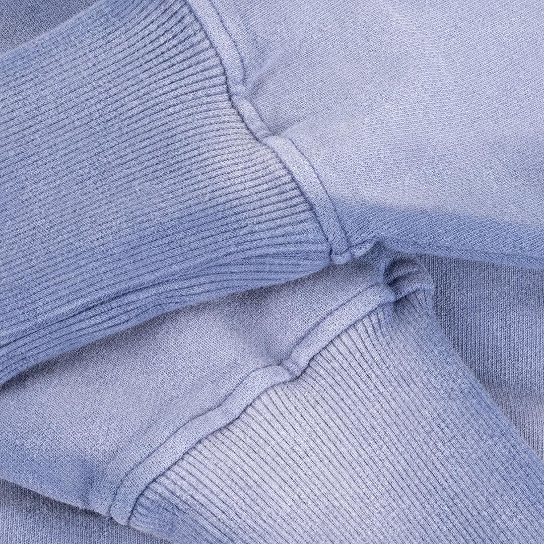 CROPPED ZIP HOODIE｜LAVENDER WASHED