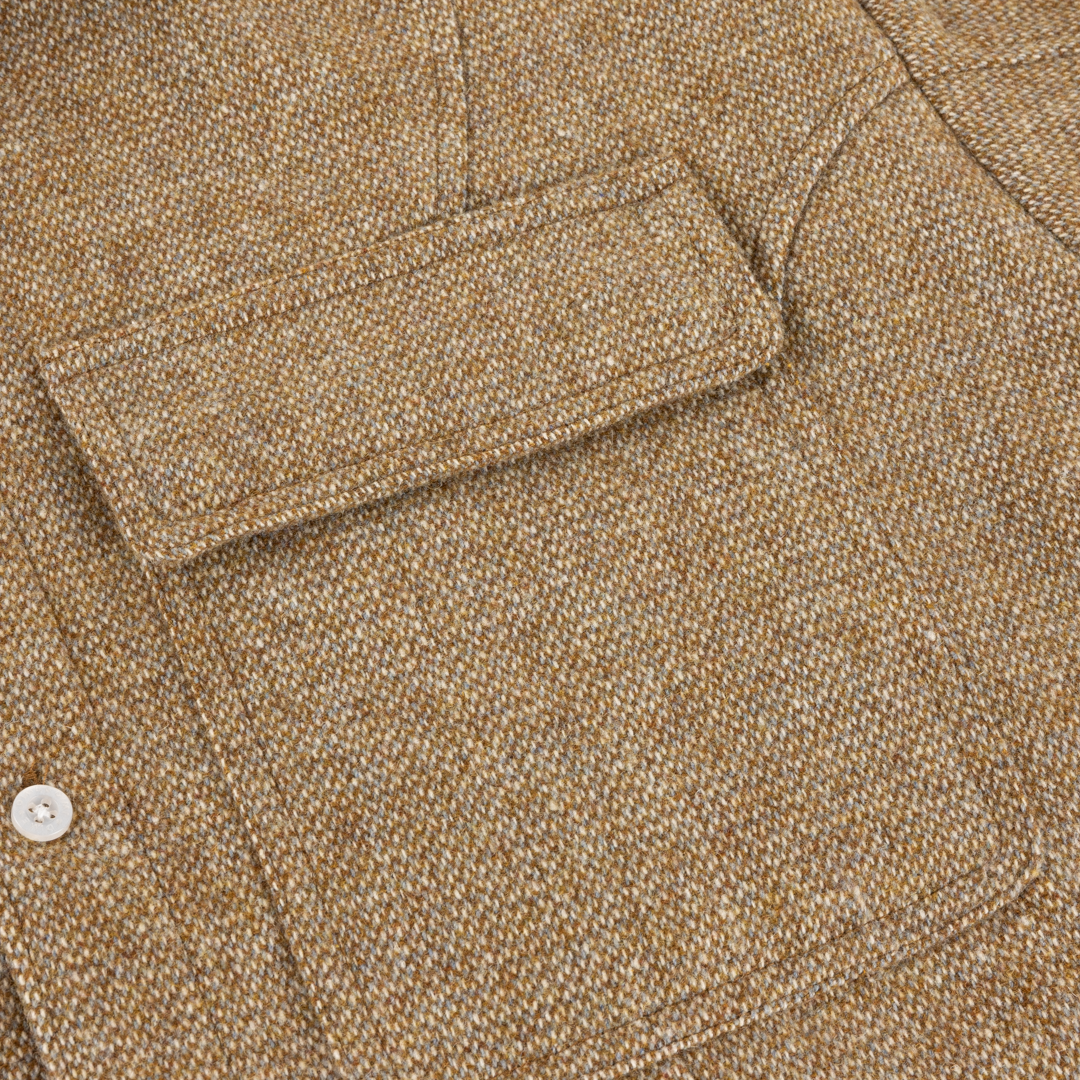 WOOL OVERSHIRT｜GOLD