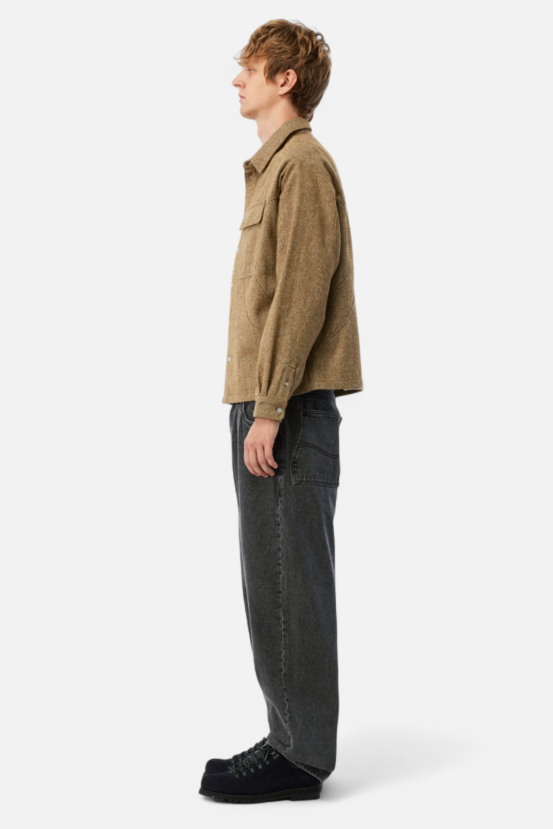 WOOL OVERSHIRT｜GOLD