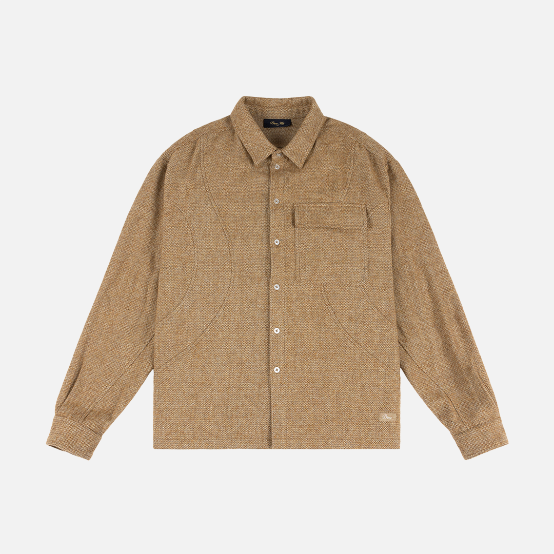 WOOL OVERSHIRT｜GOLD