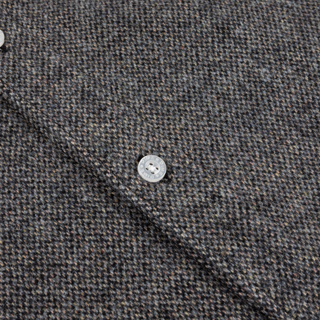 WOOL OVERSHIRT｜SILVER
