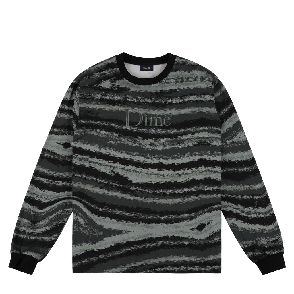 BRUSHSTROKE LS SHIRT｜HUNTER GREEN