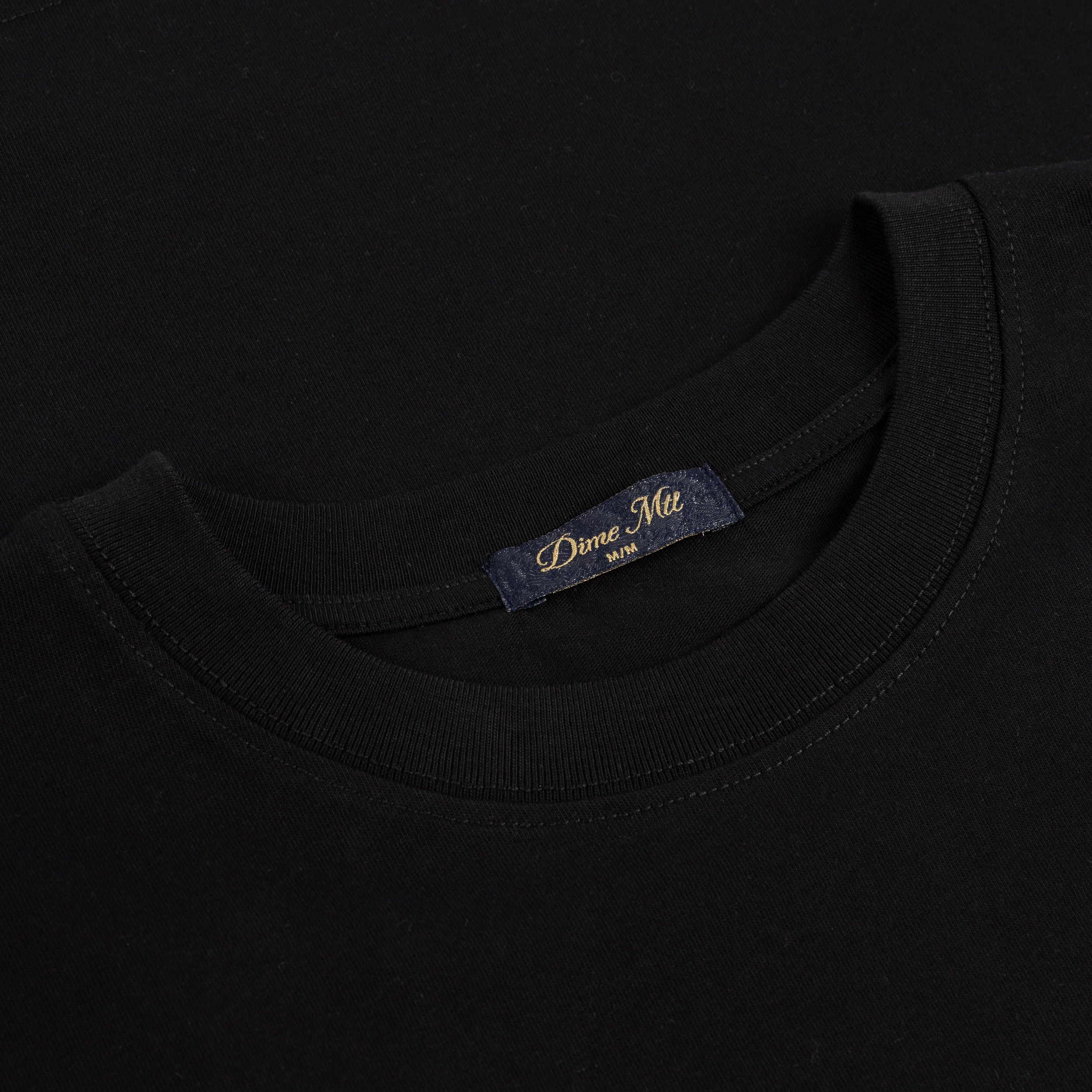 CURSIVE SMALL LOGO T-SHIRT｜BLACK
