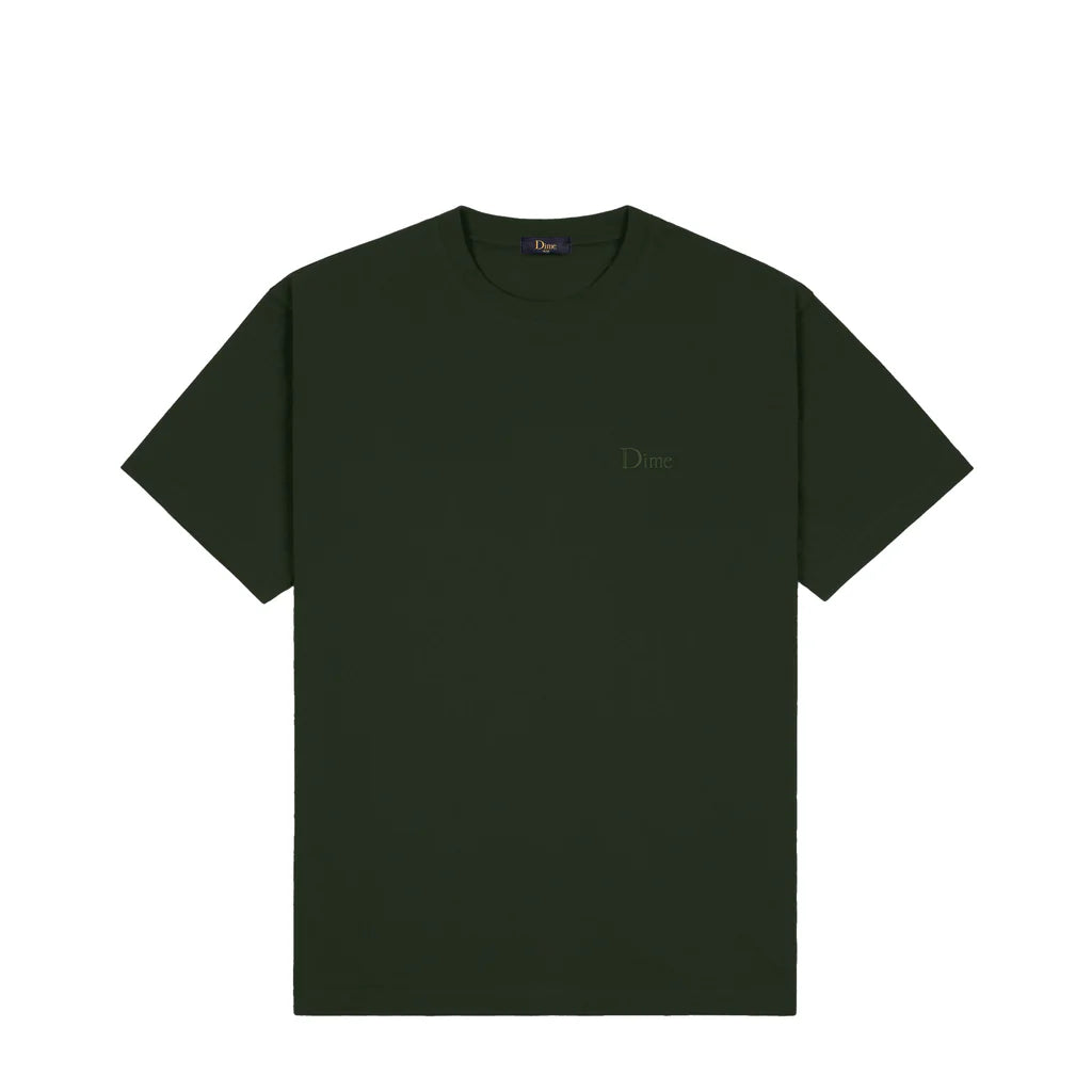 CLASSIC SMALL LOGO T-SHIRT｜FOREST GREEN
