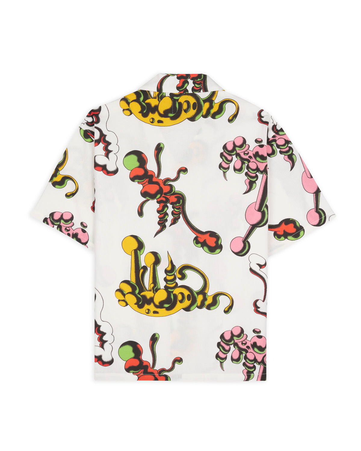 TETSUNORI TAWARAYA SEERSUCKER SHORT SLEEVE BUTTON UP