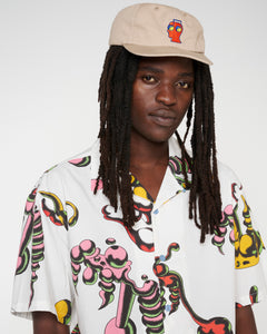 TETSUNORI TAWARAYA SEERSUCKER SHORT SLEEVE BUTTON UP