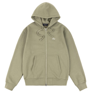 CURSIVE ZIP HOODIE｜ARMY GREEN