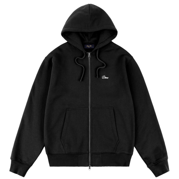 CURSIVE ZIP HOODIE｜BLACK – NOU-KON