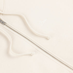 CURSIVE ZIP HOODIE｜NATURAL