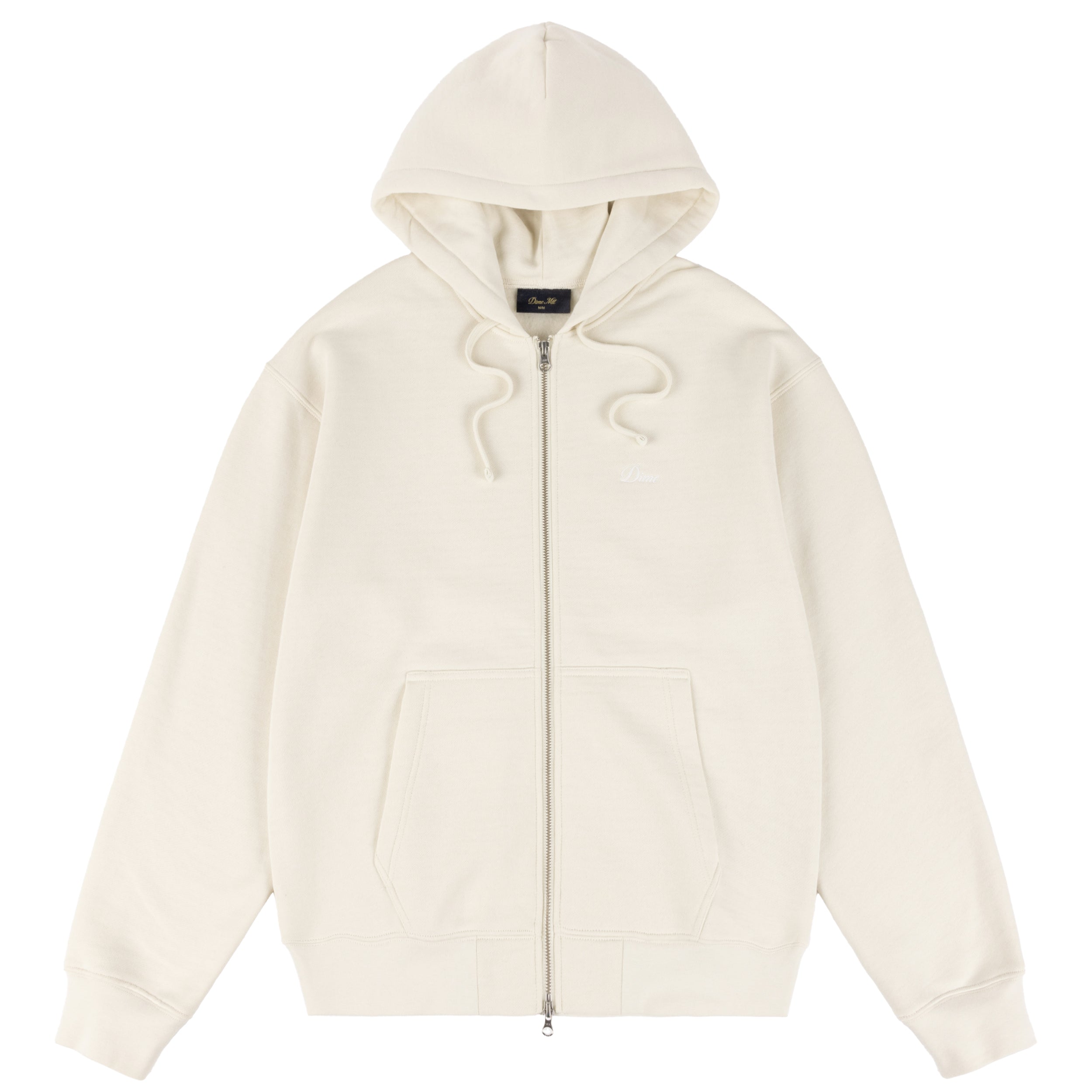 CURSIVE ZIP HOODIE｜NATURAL