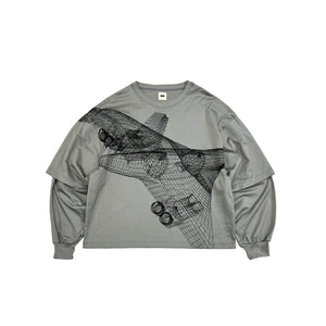 トップス BIO wear LAYERED OVERPRINTED TEE LAYERED OVERPRINTED TEE【NATURAL】 - DOMICILE TOKYO ONLINE SHOP