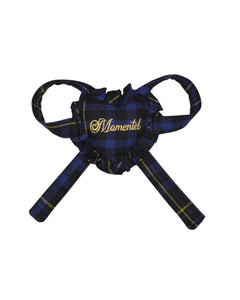 CHECK CUSHION LOVE CHOKER TWO WAY｜BLUE