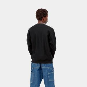 AMERICAN SCRIPT SWEATSHIRT｜BLACK