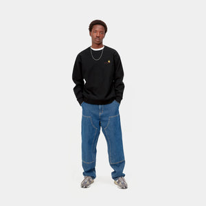 AMERICAN SCRIPT SWEATSHIRT｜BLACK