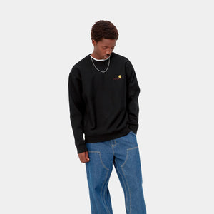 AMERICAN SCRIPT SWEATSHIRT｜BLACK