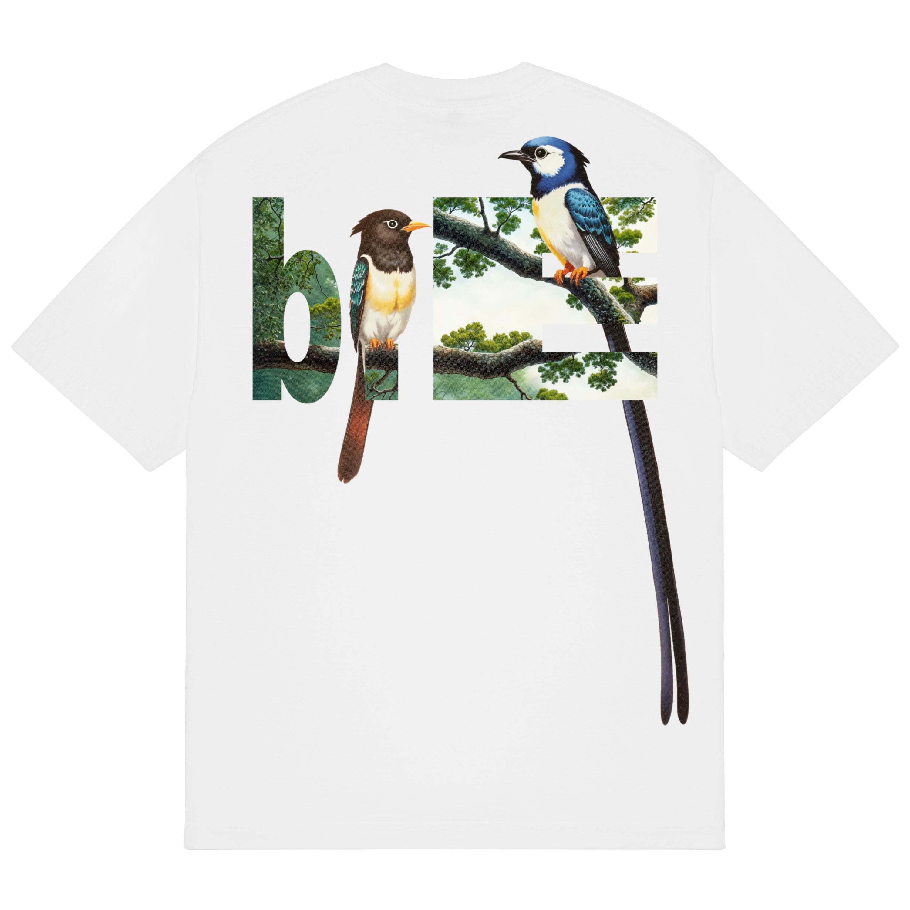 Bird Watching T-Shirt ｜White