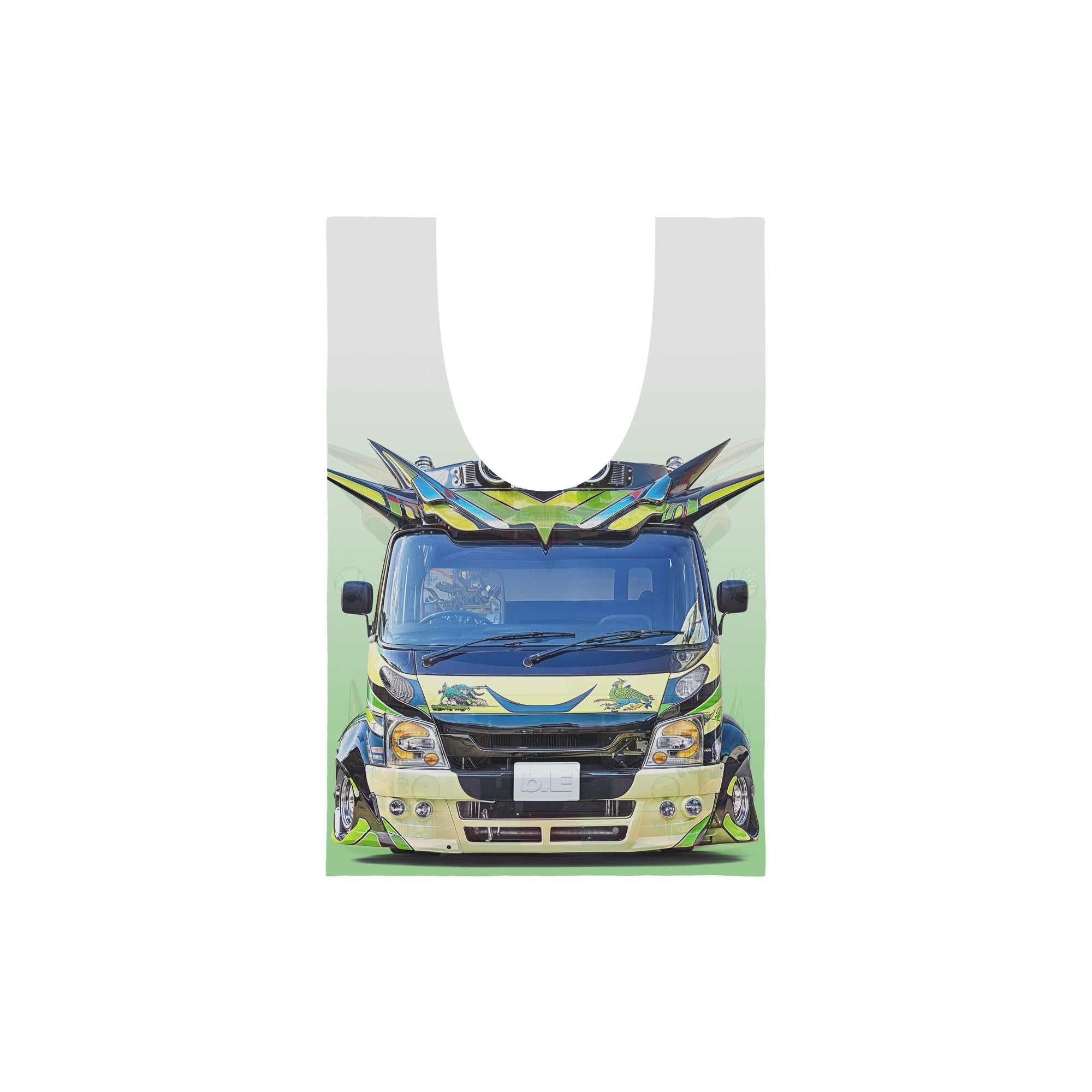 DEKOTORA REUSABLE MINI BAG｜PURPLE / GREEN