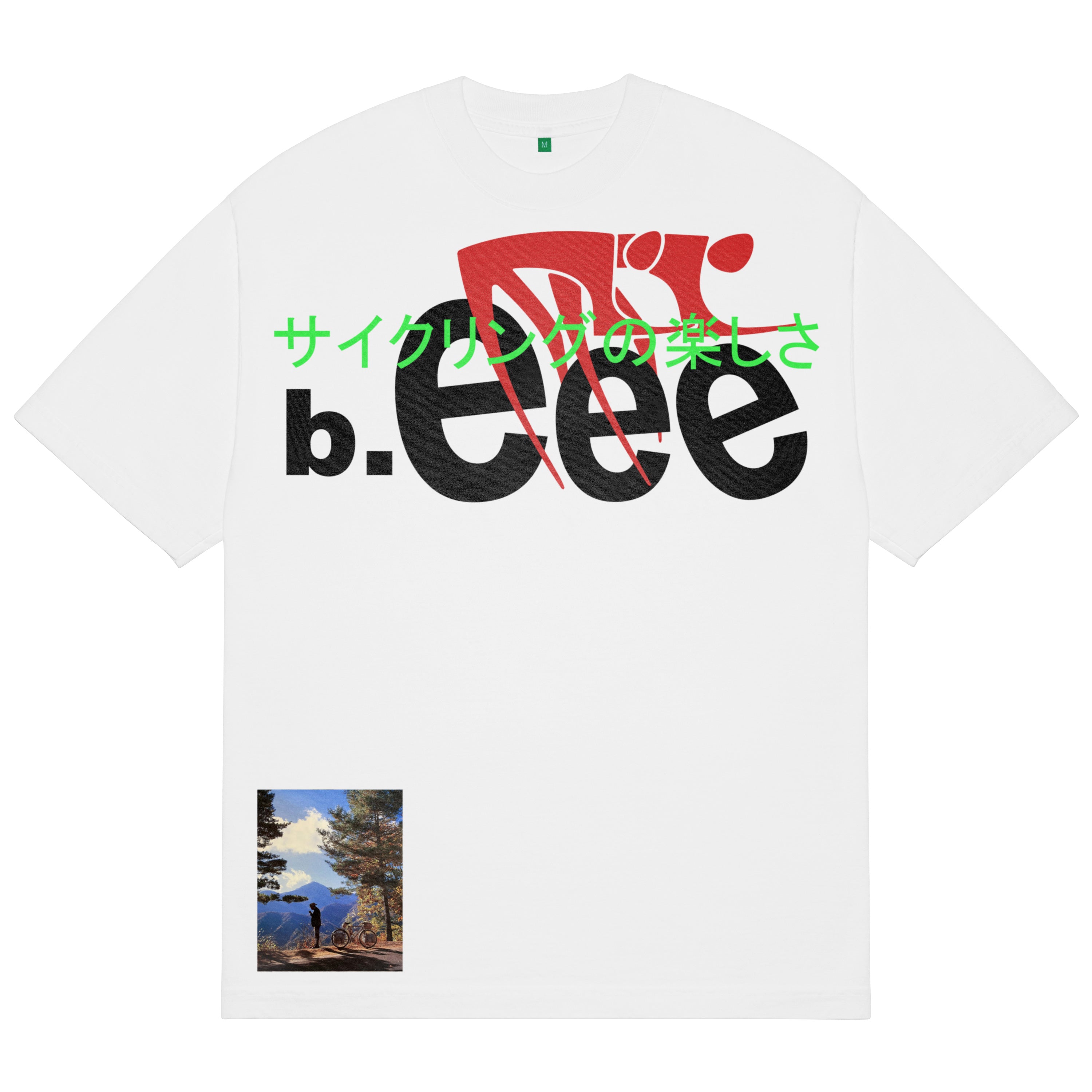 Joy of Cycling T-Shirt ｜White