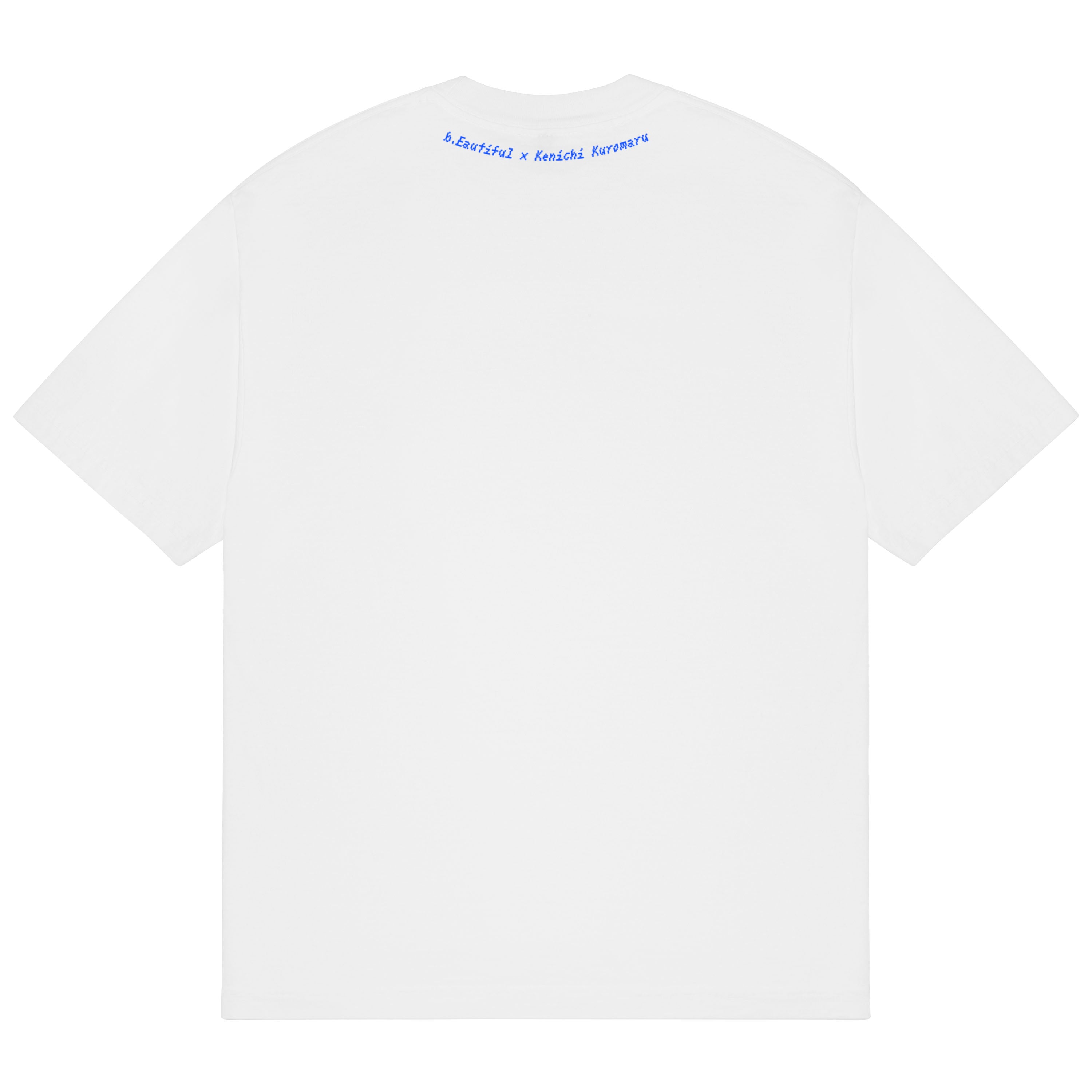 b.Eautiful x Kenichi Kuromaru Bird T-Shirt ｜White