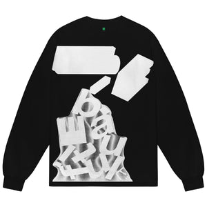 b.Eautiful x Kenichi Kuromaru Net LS Shirt ｜Black