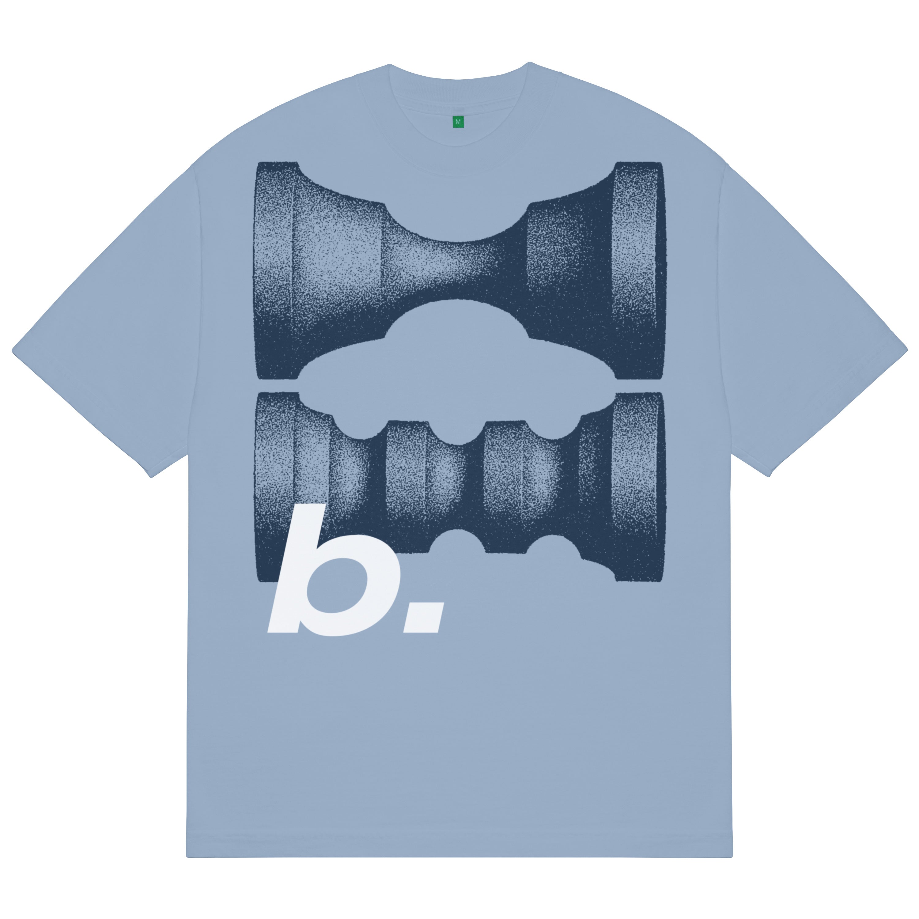 b.Eautiful x Kenichi Kuromaru UFO T-Shirt ｜Light Blue