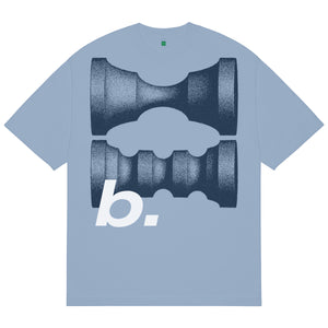 b.Eautiful x Kenichi Kuromaru UFO T-Shirt ｜Light Blue